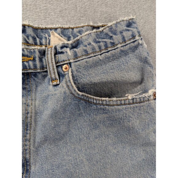 Vintage Levis 550 Jeans Mens 34x30 Light Wash Relaxed Tapered Distressed 90s - Picture 6 of 16